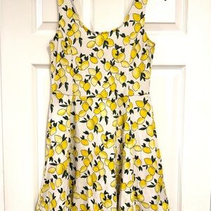 H&M Divided Dress with Yellow Lemon Print